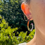Rainbow Fiddlehead Fern Earrings