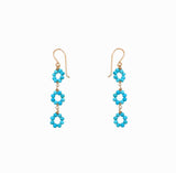 Turquoise Flower Earring