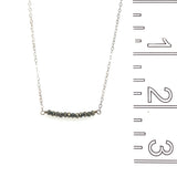 Pyrite Gembar in Gunmetal Silver