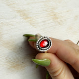 Deep Glow Garnet Ring