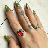 The Second Deep Glow Garnet Ring