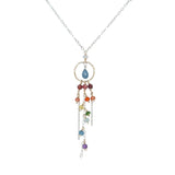 Rainbow Tassel Necklace