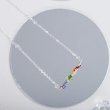 Wrapped Rainbow Glow Necklace