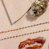 Fossil Fire Necklace