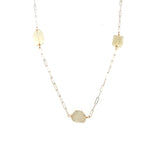 Early Dawn Lemon Quartz Necklace