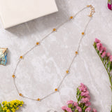 Gemstone Buds Necklace