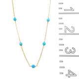 Gemstone Buds Necklace