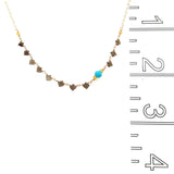 Smoky Quartz Diamonds Necklace