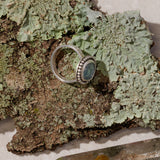 Moss Aqua Aura Ring