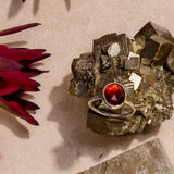 Deep Garnet Ring
