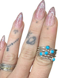 Dainty Turquoise Stacking Ring