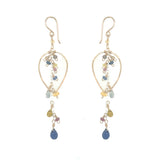 Sun Warmed Petal Drop Earring