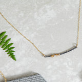 Herkimer Bar Necklace