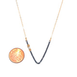 Herkimer Deep "V" Necklace