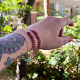 Tourmaline Ombre Gemstone Bracelet