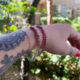 Tourmaline Ombre Gemstone Bracelet
