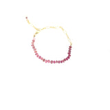 Tourmaline Ombre Gemstone Bracelet