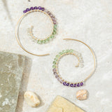 Sunrise Oasis Swirl Earring