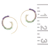 Sunrise Oasis Swirl Earring