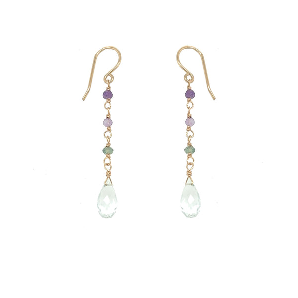 Agave Glow Gemstone Earrings