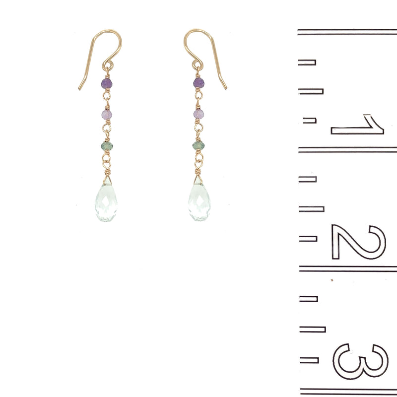 Agave Glow Gemstone Earrings