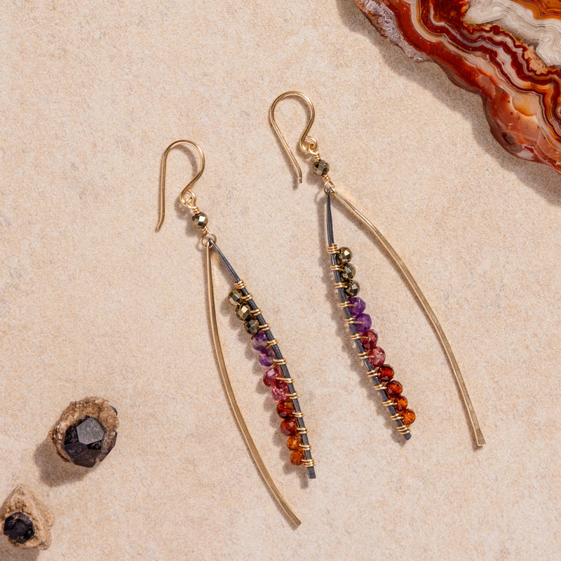 Petrified Branches Earring