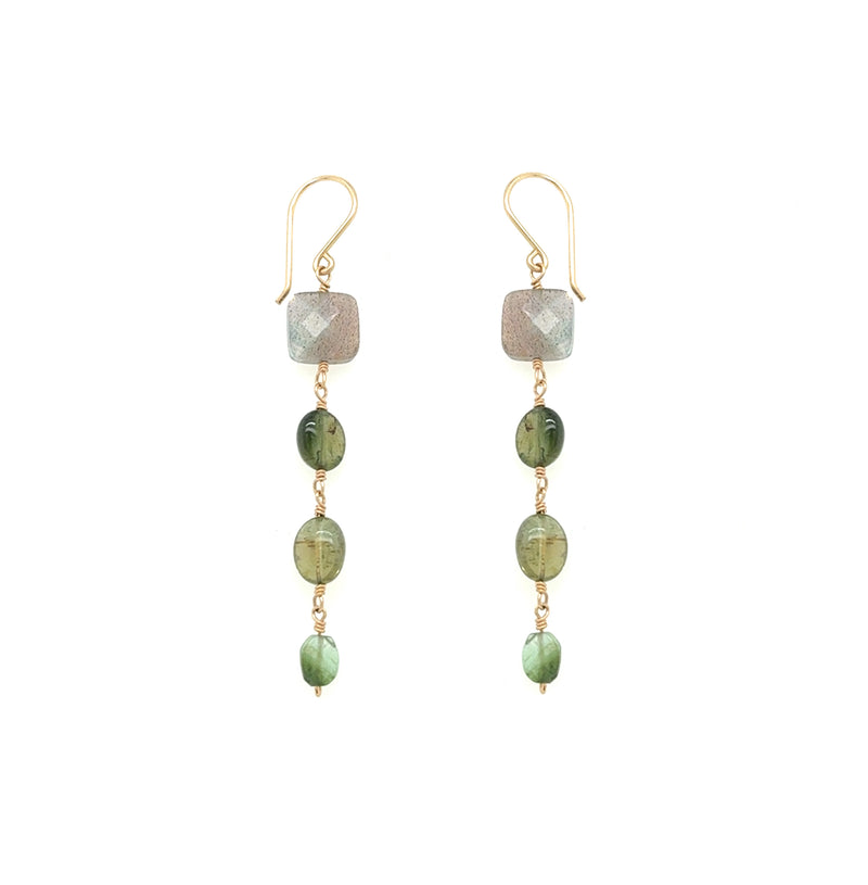 Stoneflower Earrings