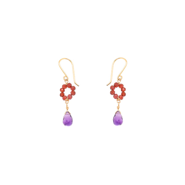 Crystallized Gemstone Earring
