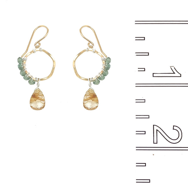 Sagebrush Asymmetrical Earring