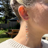 Rainbow Tassel Earring