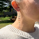 Rainbow Tassel Earring