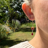Fiery Sunset Earring