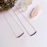 Amethyst Gembar in Silver