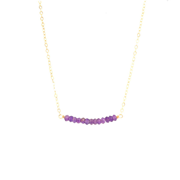 Amethyst Gembar in Gold