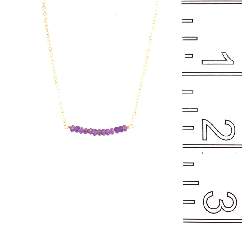 Amethyst Gembar in Gold