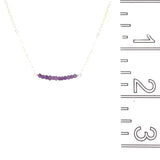 Amethyst Gembar in Silver