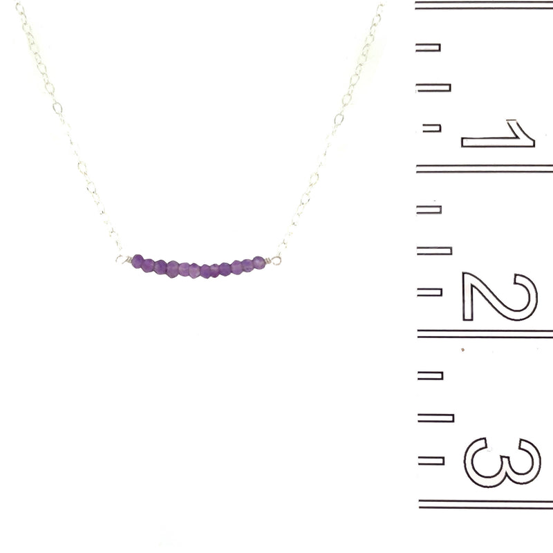 Amethyst Gembar in Silver
