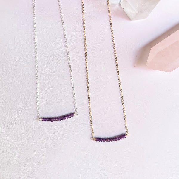 Amethyst Gembar in Gold