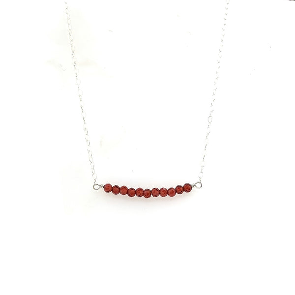 Garnet Gembar in Silver