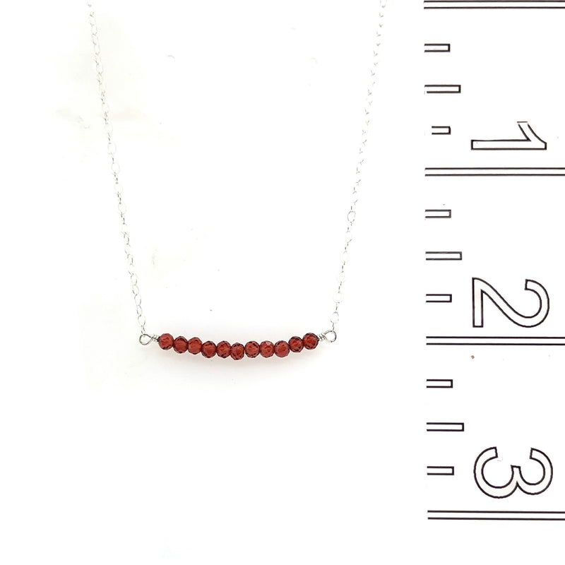 Garnet Gembar in Silver