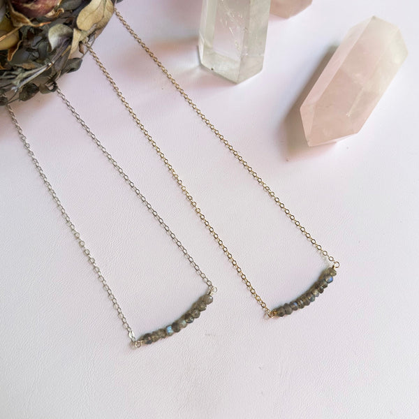 Labradorite Gembar in Silver
