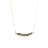 Labradorite Gembar in Gold