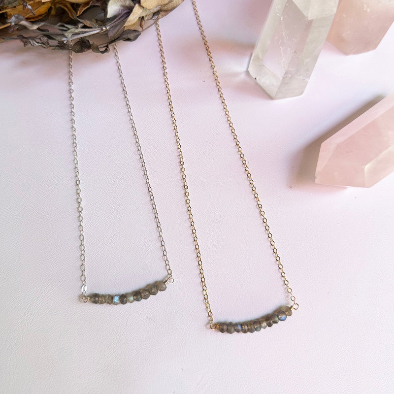 Labradorite Gembar in Silver