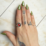 Deep Glow Garnet Ring
