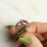 Deep Glow Garnet Ring