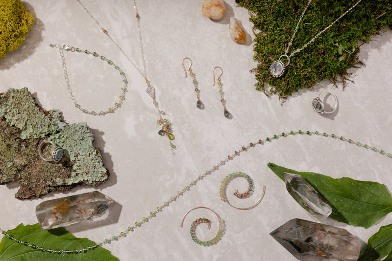 Hidden Trail Gemstone Wrap Bracelet