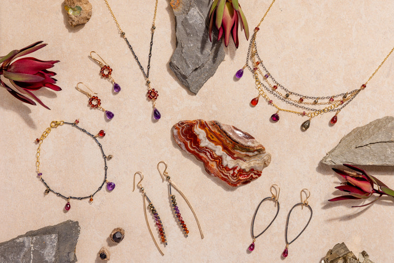 Petrified Branches Earring