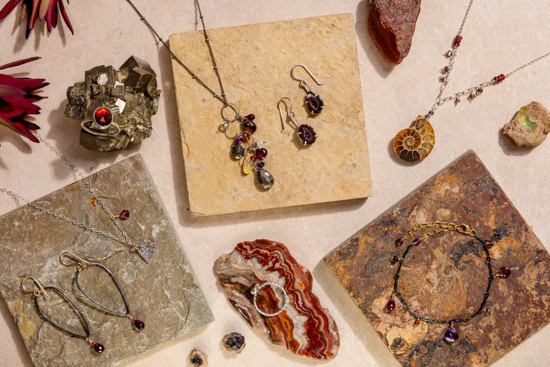 Petrified Forest Tassel Necklace