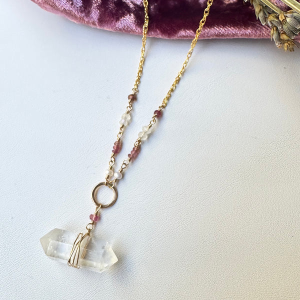 Desert Sunset Crystal Necklace