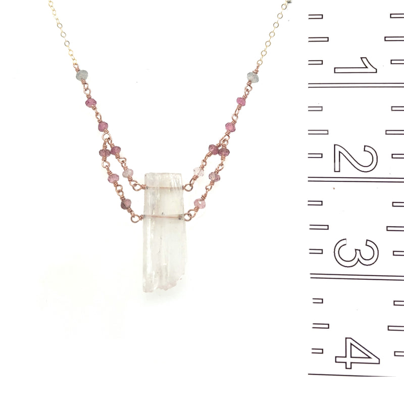 Kunzite Sea Mist Necklace